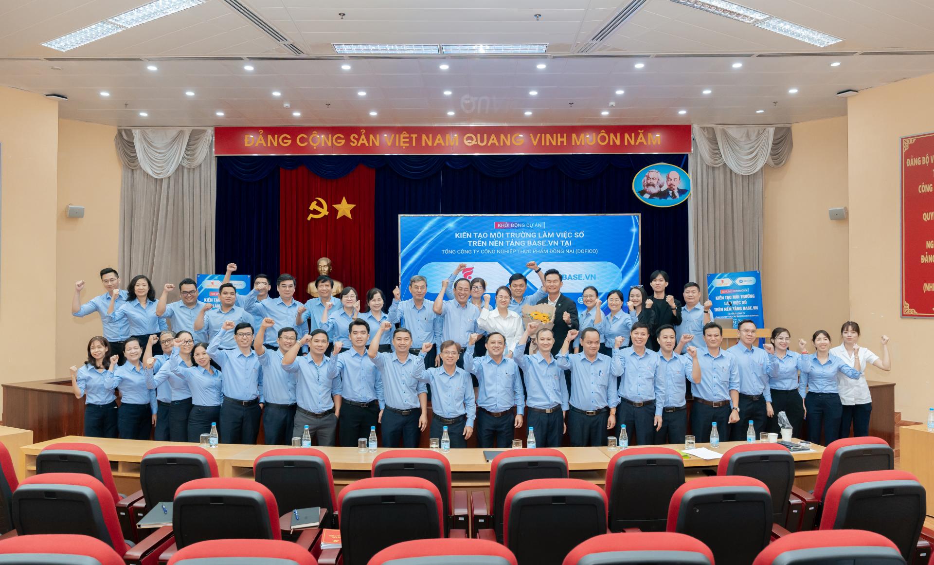 LỄ KHỞI ĐỘNG KIẾN TẠO MÔI TRƯỜNG LÀM VIỆC SỐ TRÊN NỀN TẢNG BASE.VN TẠI TỔNG CÔNG TY CÔNG NGHIỆP THỰC PHẨM ĐỒNG NAI