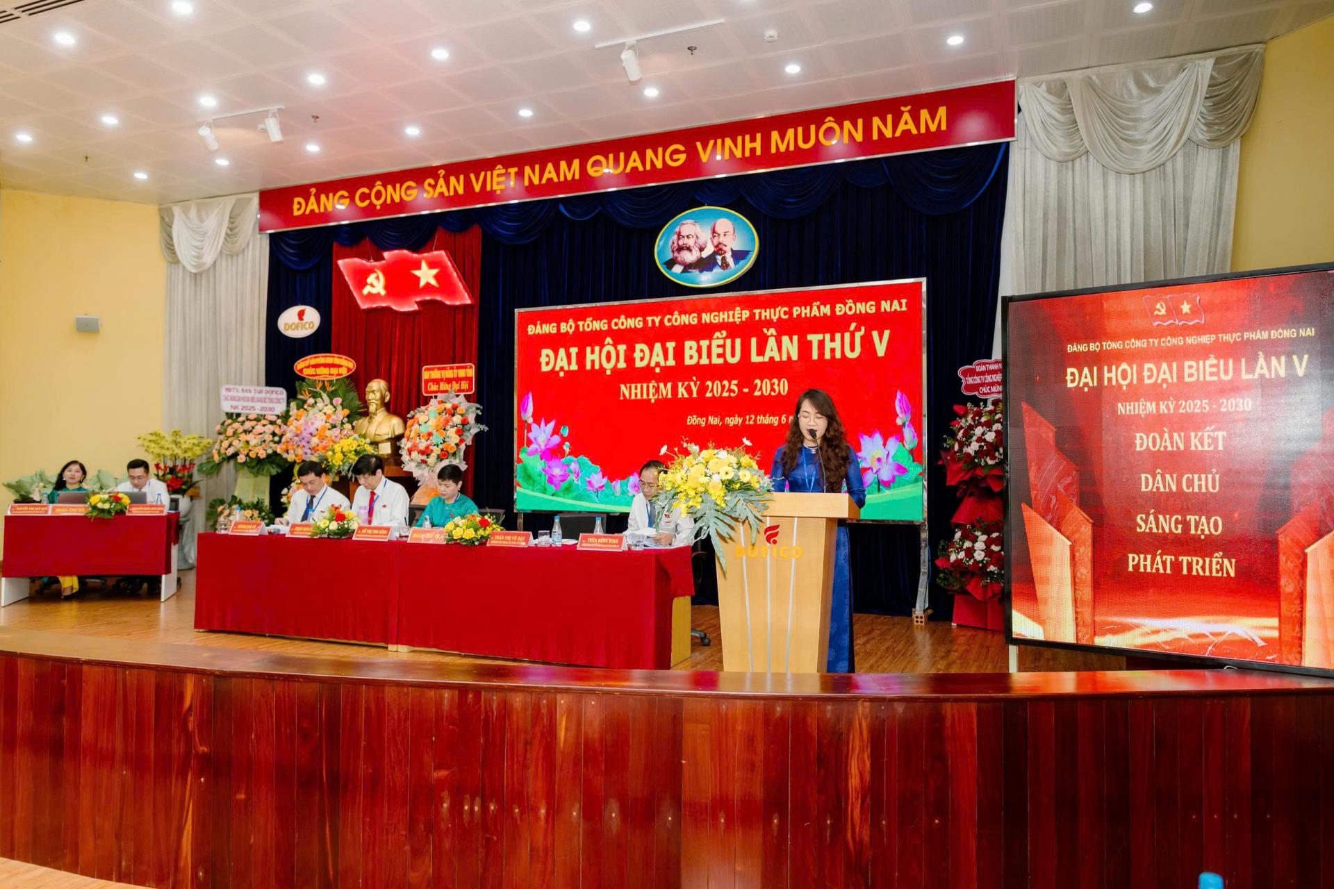 Đại hội Đảng bộ Tổng Công ty Công nghiệp thực phẩm Đồng Nai nhiệm kỳ 2025-2030